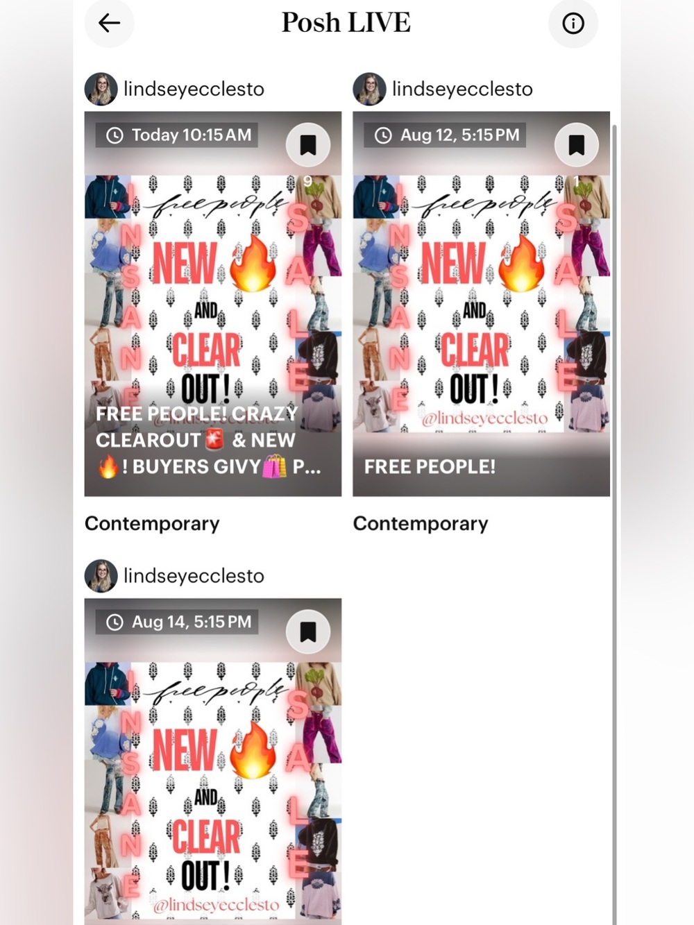 🚨FREE PEOPLE! CRAZY CLEAROUT🚨 & SO MUCH NEW 🔥 AT 10:20 AM CT! BUYERS GIVY🛍️ - Picture 1 of 3